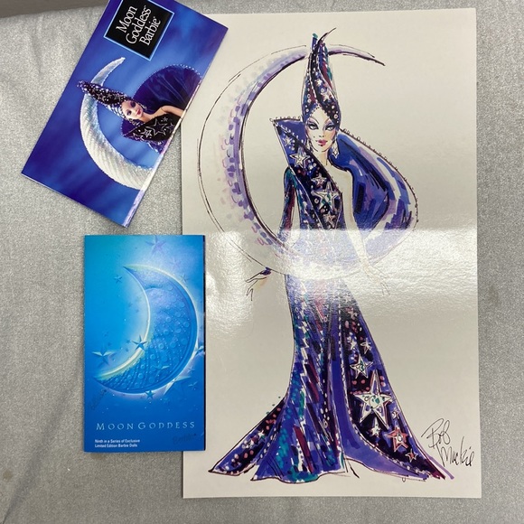 NIB Make Offer! Vintage Bob Mackie Moon Goddess Barbie - Picture 7 of 15